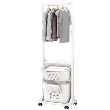 Imagem de Cesta de armazenamento -adequada para roupas sujas/brinquedos/lavanderia/banheiro/sala de estar/quarto(2-A)