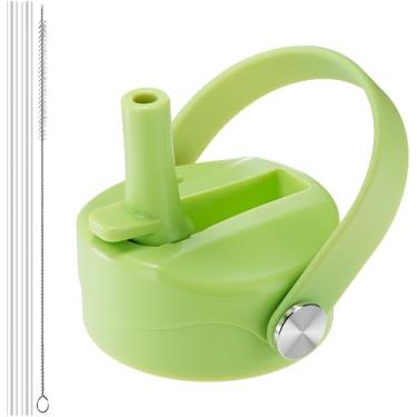 Imagem de Tampa de canudo para Hydro Flask boca larga, tampas com canudo para Hydroflask 12 16 18 20 32 boca larga de 1,134 g, tampa de canudo de substituição para Hydroflask, tampa de garrafa esportiva