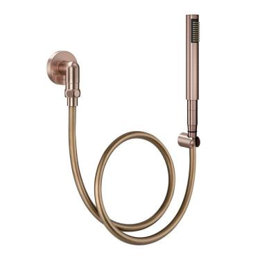 Imagem de Ducha Manual com Joelho 90° Docol C30 90018346069 Cobre Escovado