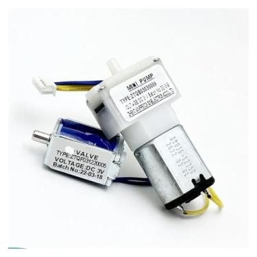 Imagem de DC 3V 3,7V Pequena 030 Bomba de Ar Eletrônica de Arranque + Válvula Solenoide Normalmente Aberta