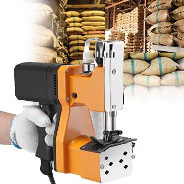 Imagem de Máquina de fechamento de bolsa, linha de selagem única, saco de tecido automático, comprimento do ponto de 18000 RPM 7-10 mm, bateria de 2600 mAh, sacos de ração, sacos de sementes, sacos de cimento