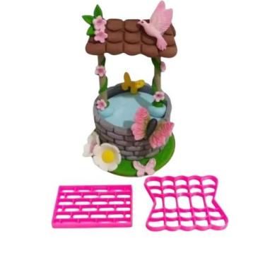 Imagem de Cortador Poço Encantado Telhado Tijolinho Bosque Fazendinha - Embody