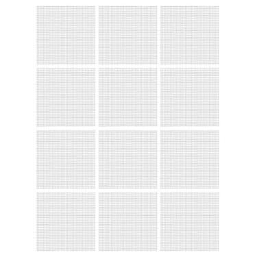 Imagem de oshhni 12 Folhas de Malha de Fibra de Vidro para Mosaico, Malha Multiuso para Suporte de Azulejos de Mosaico, Rede de Apoio para Telhados de Pedra