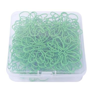 Imagem de YOUTHINK Clipes de Papel Em Forma de Flor, 50 Peças de Clipes de Marcadores de Metal Verde para Organização de Arquivos de Mesa, Grampos de Memorando Decorativos, Suportes de Ingressos para Diários