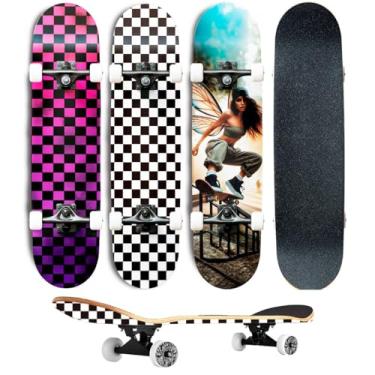 Imagem de Skate Semi Profissional Montado Completo Modelos (grafite)