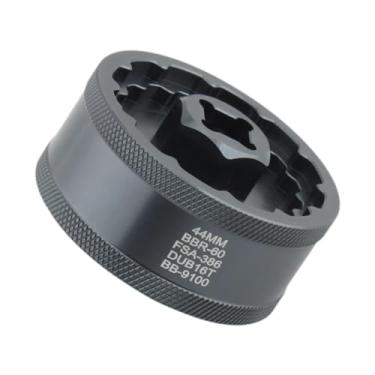 Imagem de harayaa Extrator de Movimento Central 5 em 1 para Bicicleta, Ferramenta de Remoção de Movimento Central em Liga de Alumínio para 44mm, Cinza