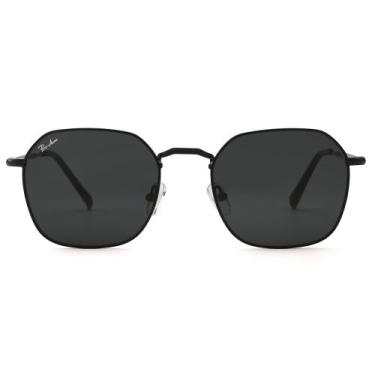 Imagem de Anteojos de sol Pro Acme Clásicos Hexagonales 53mm Negro Gris