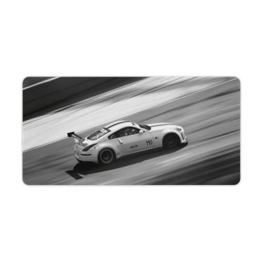Imagem de HouLaiZhe Tapetes de mouse esportivos para jogos JDM 350Z de alta velocidade para carro de corrida JDM Almofadas de mesa de carro grandes para teclado de mesa, tapete de computador 30 x 60 cm