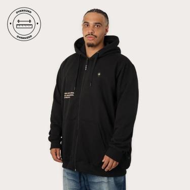 Imagem de Moletom Canguru Aberto MCD Logomania Oversized-Masculino