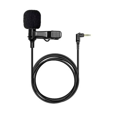 Imagem de Microfone De Lapela Omnidirecional Para Gravação De Áudio Profissional Em Vídeos, Entrevistas E Conteúdo Digital. Compacto, Discreto E Com Som Limpo E Claro.