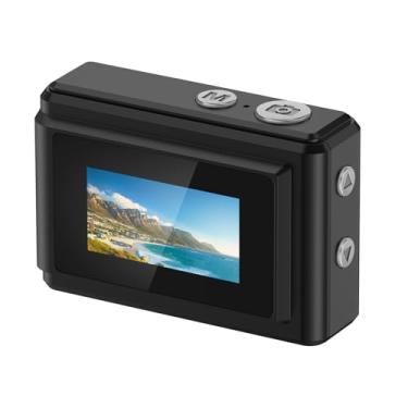 Imagem de Tangxi Mini Câmera Digital Com Chaveiro para Estudantes, Gravador de Vídeo Com Câmera Pequena 12MP 1080P, 6 Filtros, Tela LED de 0,96 Polegadas para Gravação de Estudos de Viagem (Preta)