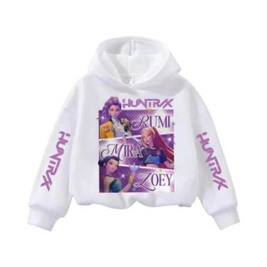 Imagem de Moletom Teenage KPop Demon Hunters Y2K De Manga Comprida, Roupa Casual