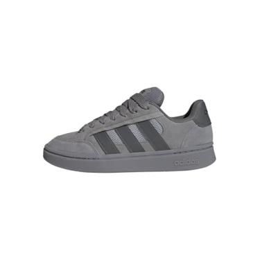 Imagem de adidas Grand Court Alpha Tênis masculino, Cinza/cinza/prata halo, 43