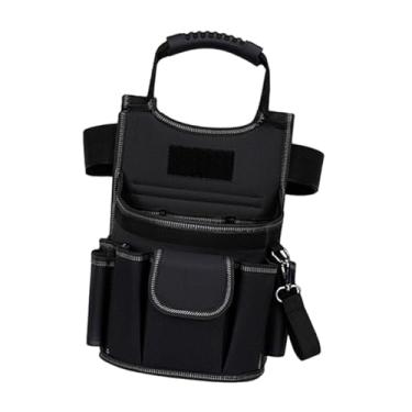 Imagem de Fenteer Bolsa para ferramentas em tecido Oxford, ideal para cinto de ferramentas, cinto para eletricistas e trabalhadores da construção civil.