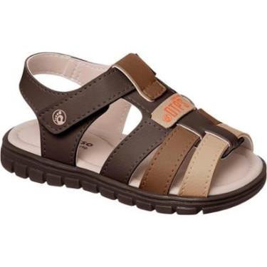 Imagem de Sandália Infantil Ortopasso OTPS Anatômica Menino Escolar-Masculino