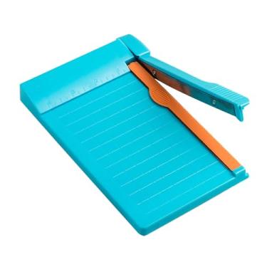Imagem de aqxreight Cortador de Papel Portátil Multiuso Eficiente Escala Clara Alta Precisão A4 Aparador de Papel para Scrapbooking Artesanato Fotos Cinza Fácil Localização e Quantitativo Preciso Portátil