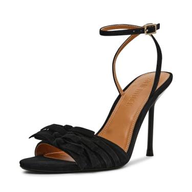 Imagem de Steve Madden Sapato feminino Porsha, Camurça preta, 34