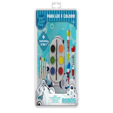 Imagem de Livro - Super Color Pack - Robôs - Editora DCL