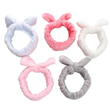 Imagem de Faixas de Cabelo Unidades Faixa de Laço Maquiagem Makeup Tiara Cabelo Rosto Limpo faixa para maquiagem Acessórios de Modelagem