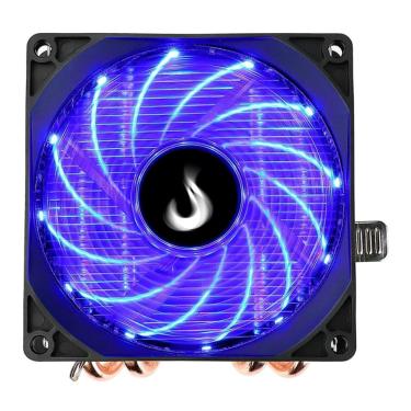 Imagem de Air Cooler Gamer Rise Mode X5 Led Azul 120mm AMD/Intel Preto - RM-ACX-05-BB