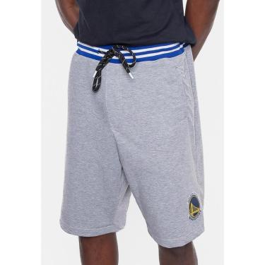 Imagem de Bermuda NBA Moletom Over Golden State Warriors Masculino-Masculino