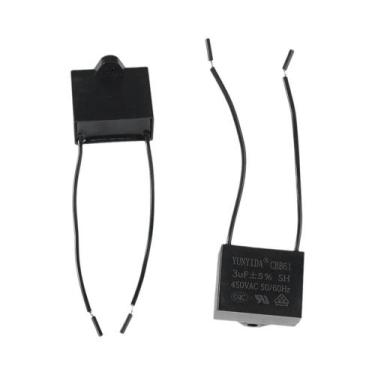 Imagem de Kit De Capacitores CBB61 10UF 3 Peças 450V Para Motor De Ventilador De