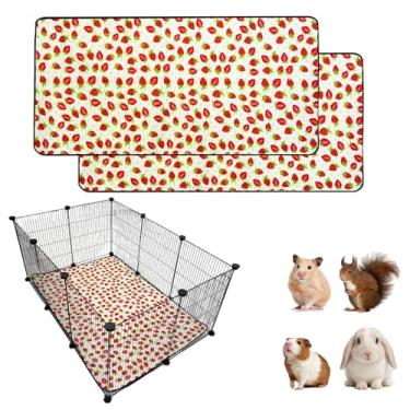 Imagem de LWYMX Forros para gaiola de porquinho-da-índia (14 em 2 x 3 (71 x 106 cm) 2 pacotes)