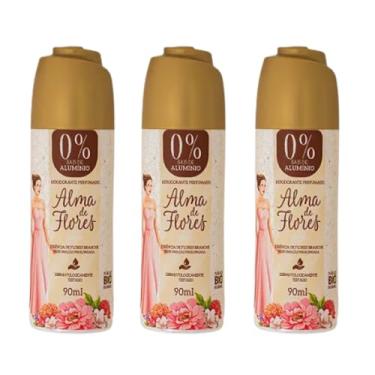 Imagem de Kit 3 Desodorante Spray Alma de Flores Brancas 90ml