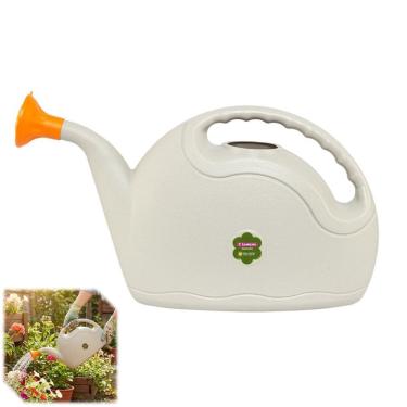 Imagem de Regador de Plantas Grande Para Jardinagem Bico Chuveiro 14 Litros Plástico Bege - 514 Sanremo