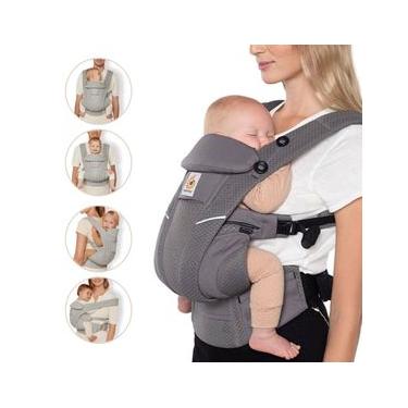 Imagem de Canguru P/Bebê 4 Posições Ergonômico Deluxe Mesh Ergobaby