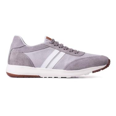 Imagem de Tenis Masculino Em Couro Casual Confortavel Versatil Macio detalhado