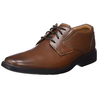 Imagem de Clarks Boné masculino Clarkslite Oxford, Couro de bronzeado, 43 EU