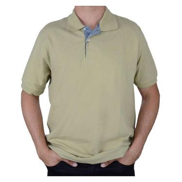 Imagem de Camisa Polo Masculina MC Ogochi Essencial Slim Marrom - 0074-Masculino
