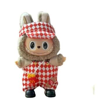 Imagem de Boneco Labubu: Fantasia De Fast Food (Hambúrgueres, Batatas Fritas, Ca