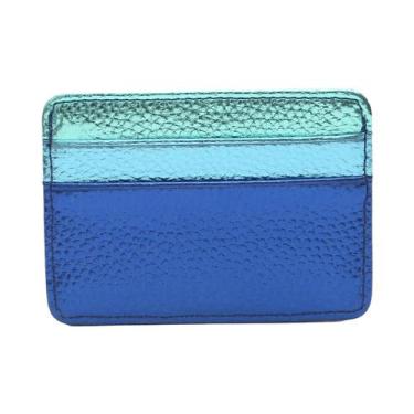 Imagem de Carteira Curta Com Estampa De Pele De Cobra RFID, Luxuosa, Em material