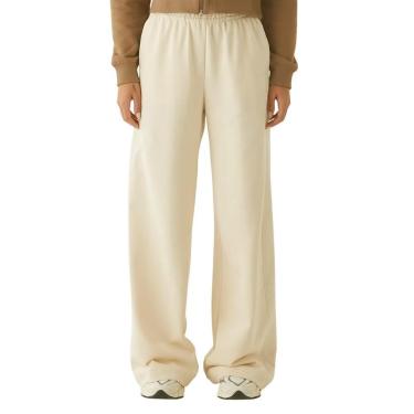 Imagem de Calça New Balance Pantalona Athletics Small Logo Bege Feminina-Feminino