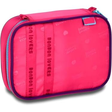 Imagem de Estojo Juvenil Box Escola Faculdade Várias Cores 15x22x5 (Rosa)