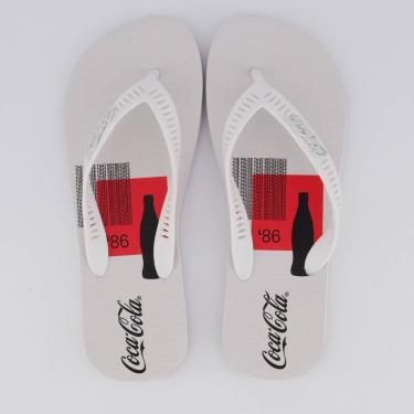 Imagem de Chinelo Coca Cola Waterford Branco-Masculino