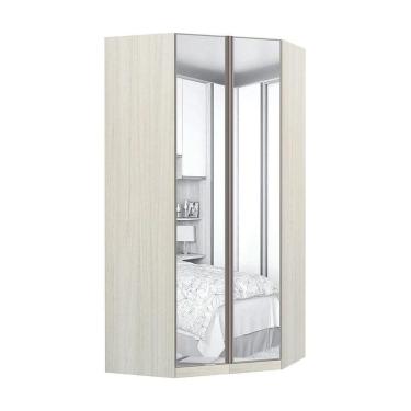 Imagem de Guarda-Roupa Modulado Canto Closet 2 Portas Com Espelho Luciane Móveis