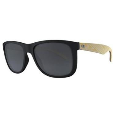 Imagem de Óculos de Sol Ozzie Matte Wood Gray Lenses HB-Masculino