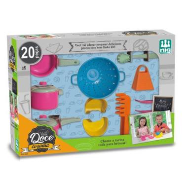 Imagem de BQ - DOCE COZINHA EC ST - Jogo de Cozinha Completo para Crianças - NIG