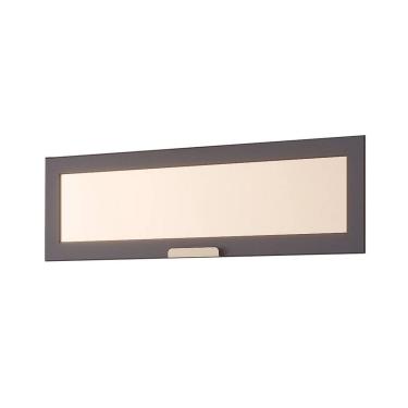 Imagem de Multiuso de Cozinha Porta Estela c/ Vidro Reflecta 120cm Titanium - MGM