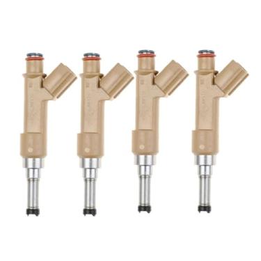 Imagem de Bocal injetor de combustível de 4 peças, compatível com Toyota Corolla 1.8L 2009-2015 23250-0T020 232500T020 2320909140 2320939145