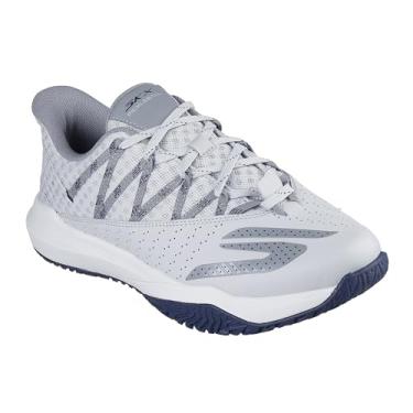 Imagem de Skechers Tênis masculino Viper Court Rally, Cinza/azul-marinho, 41 BR