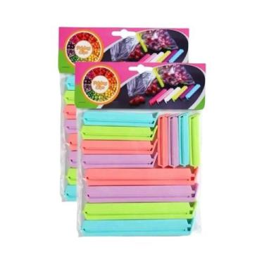 Imagem de Clipes De Selagem Para Sacos De Alimentos Portáteis Em Lote De 12-60 P