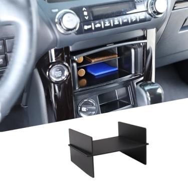 Imagem de Fgtagtal Divisores organizadores de console central compatíveis com Toyota Land Cruiser Prado FJ150 150 2010-2017, divisor de controle central, caixa de inserção acessórios de armazenamento secundário