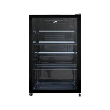 Imagem de Frigobar Expositor Vertical HQ Vidro Duplo 130 Litros Preto HQ-130FBPVL