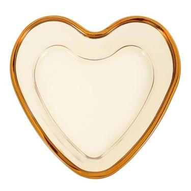 Imagem de Cuiynice Tigela de vidro, tigela de pudim em forma de coração, ramekin, tigela de sobremesa, tigela de salada de frutas, prato de doces, tigela de nozes para cozinha doméstica, 240 ml