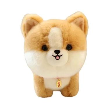 Imagem de Brinquedos De Pelúcia Realistas E Fofos, Bonecos De Cachorrinho Macios