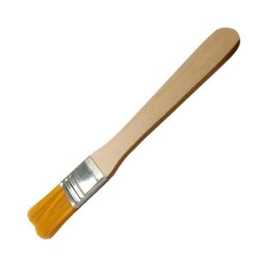 Imagem de Conjunto De 10 Pincéis De Pintura Com Cabo De Madeira E Cerdas De Nylo